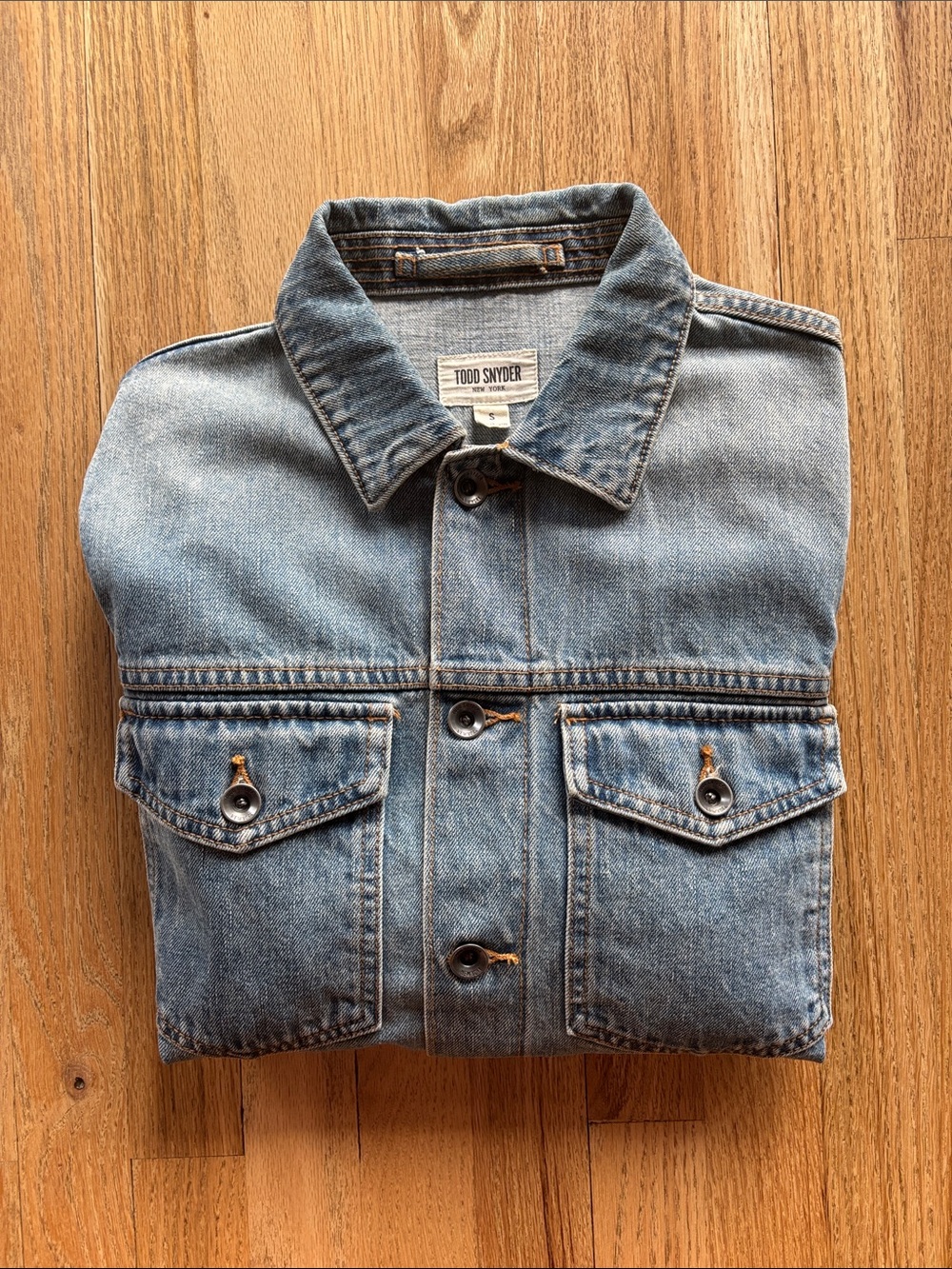 Patch Pocket Denim Jacket - Picture 3 of 6